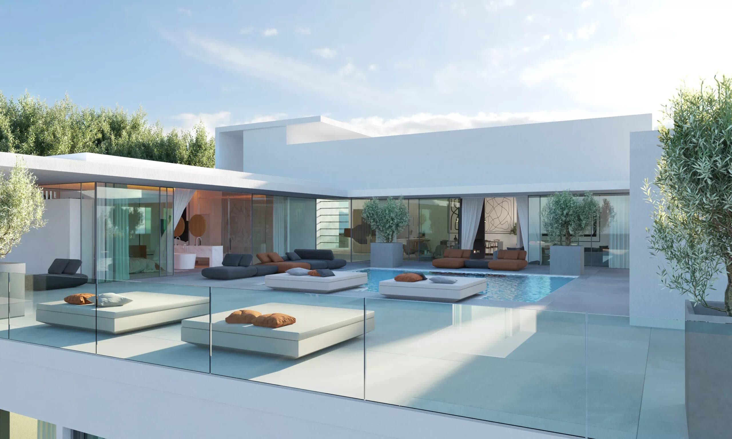 Letzte Luxusvilla der Palm Collection - privates Spa, Infinity-Pool und Meerblick im Higuerón Resort.