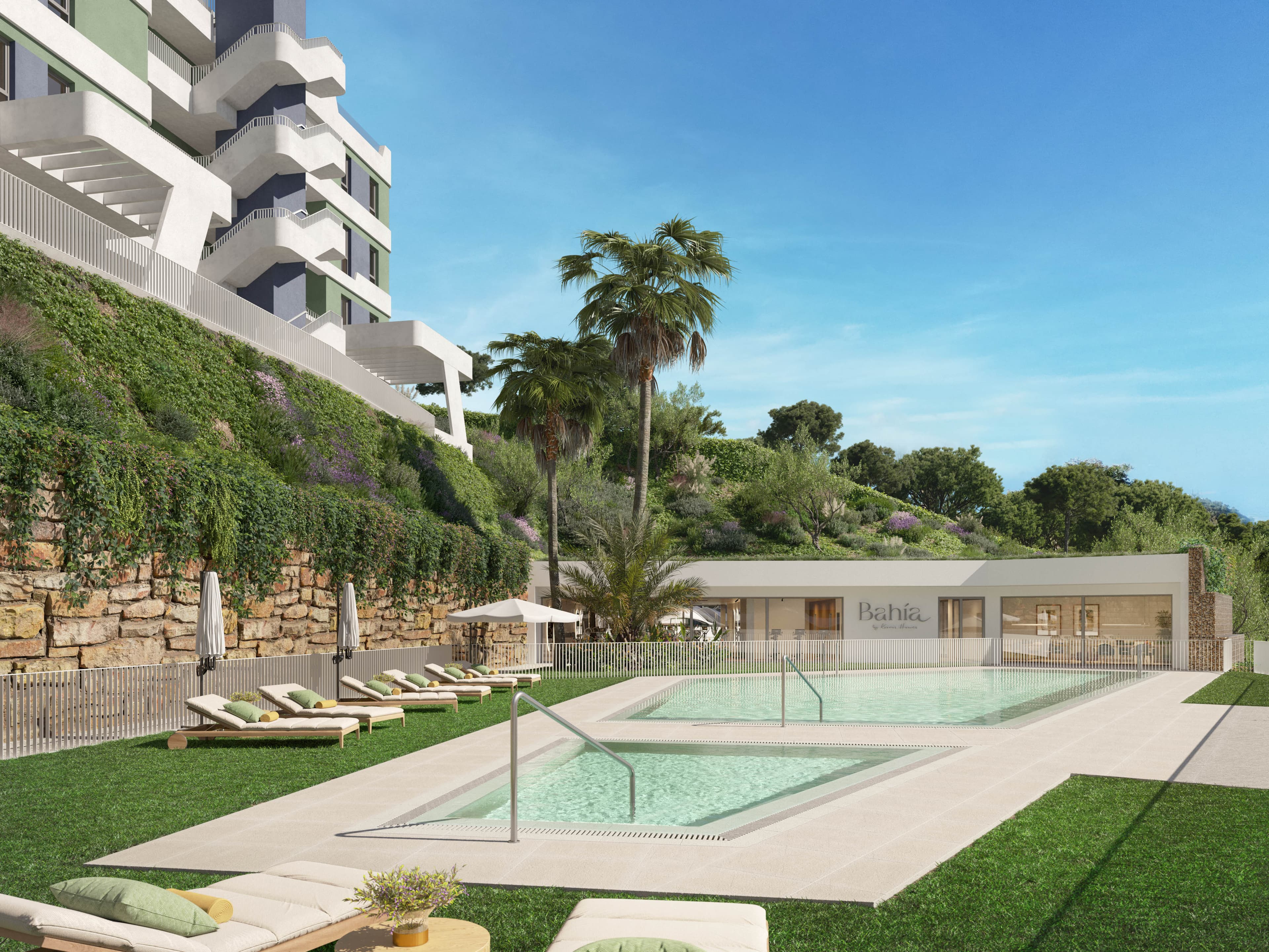Moderne Küstenresidenzen in Mijas mit Golf- und Meerblick