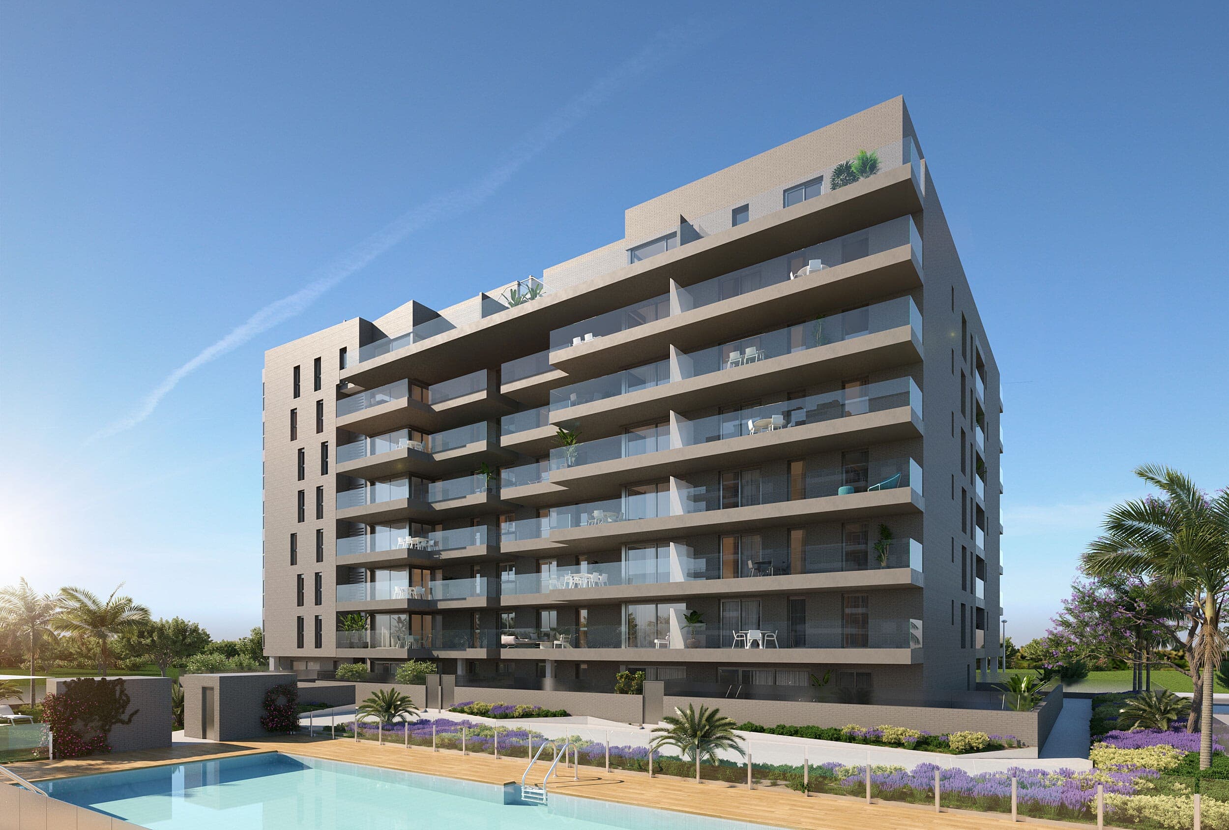 Moderne Terrassenwohnungen in Strandnähe in Vega de Acá, Almería