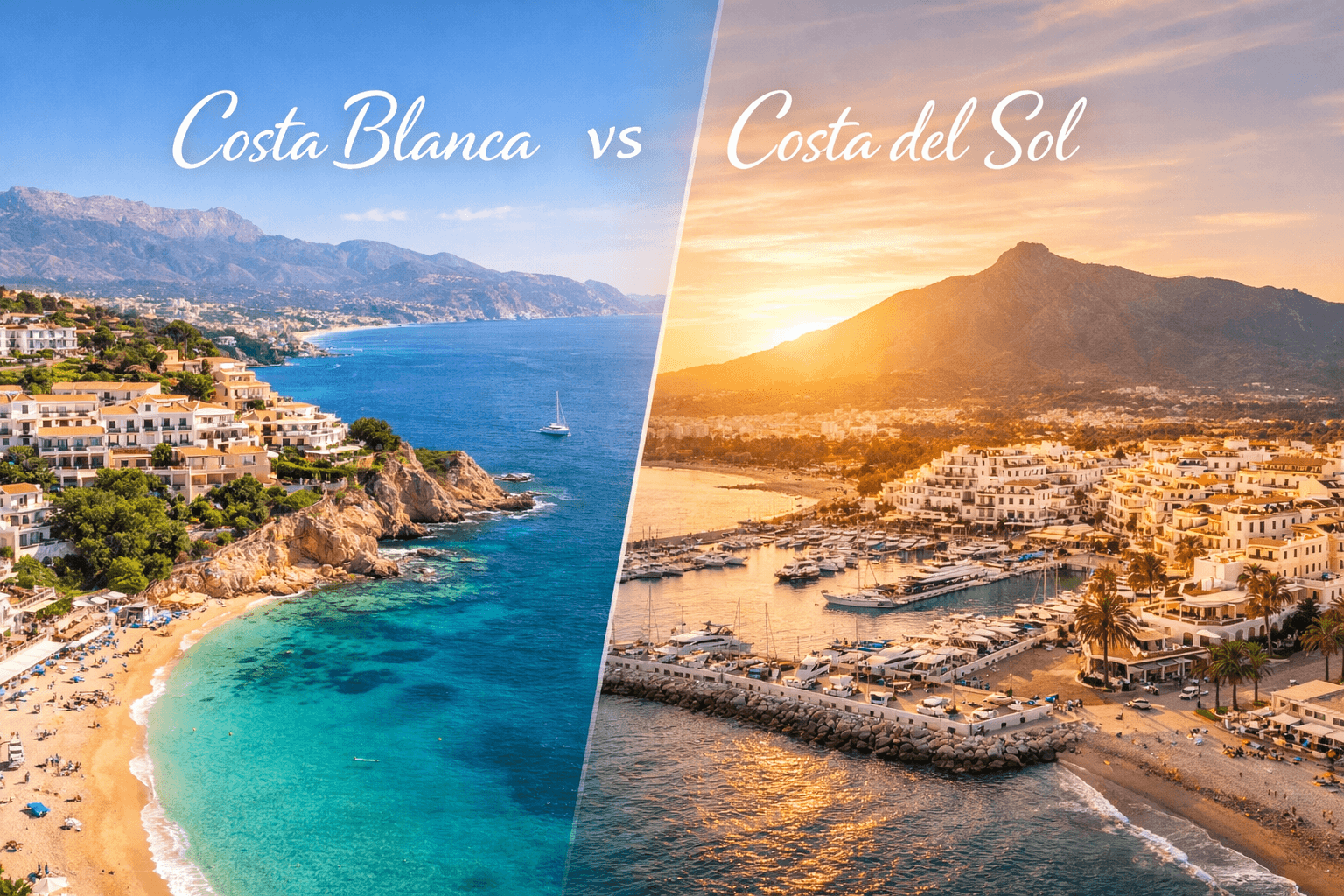 Costa Blanca oder Costa del Sol - was passt besser zu Ihnen?